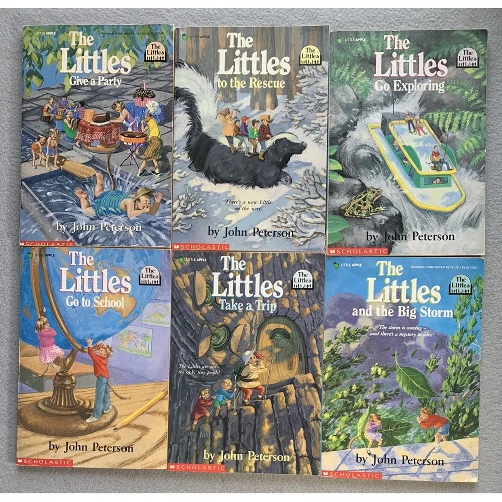The Littles by John Peterson Scholastic Lot of 6 Books